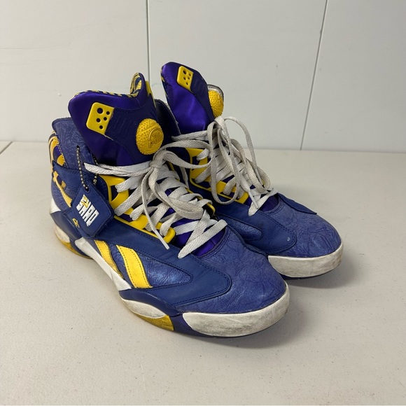 Reebok Other - Reebok Shaq Attaq LSU Tigers Men's Pump Sneakers - Size 12